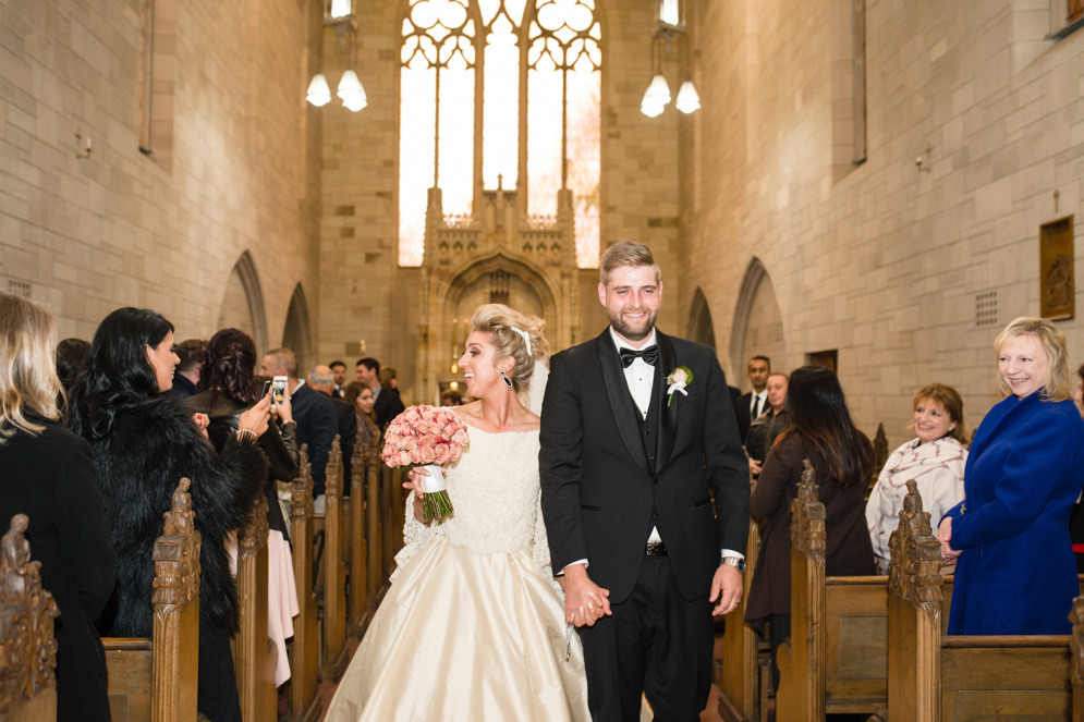 Classic Fairytale Wedding with Bespoke Dress and Rose Gold Touches