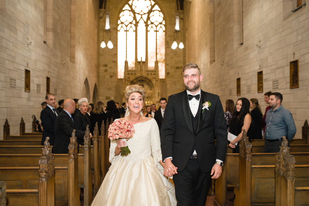 Classic Fairytale Wedding with Bespoke Dress and Rose Gold Touches - the dress
