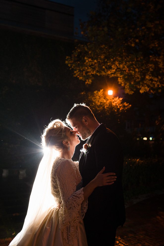 Classic Fairytale Wedding with Bespoke Dress and Rose Gold Touches