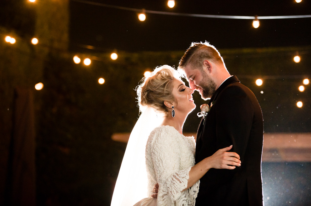 Classic Fairytale Wedding with Bespoke Dress and Rose Gold Touches