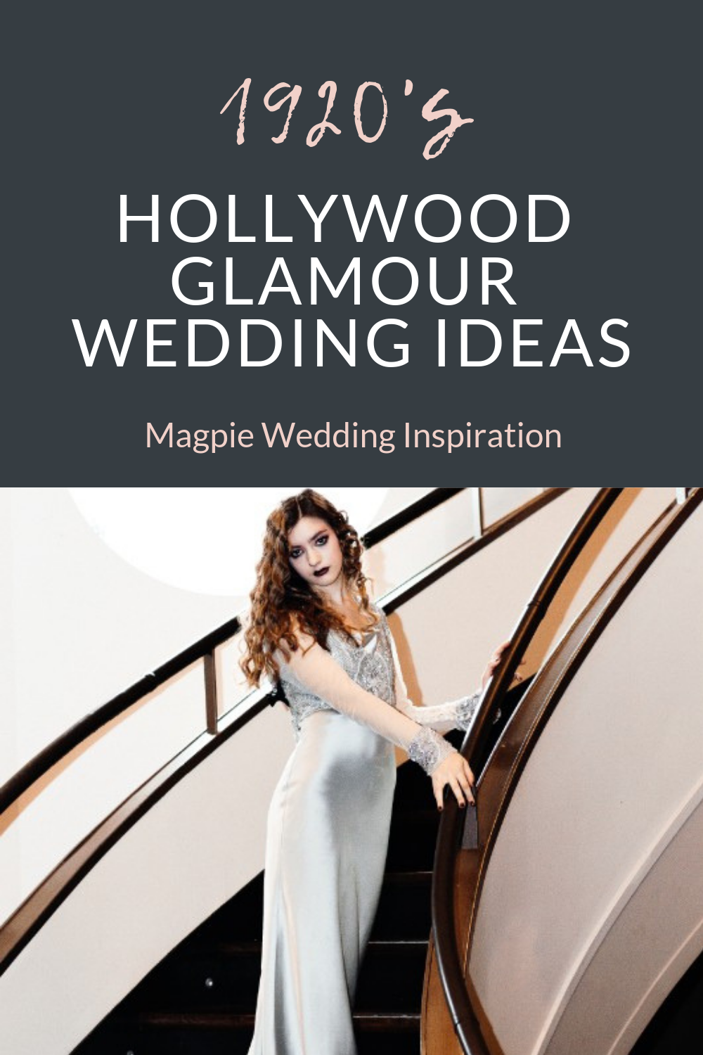 Hollywood Glamour Wedding with Vintage Dresses and Beaded Capes