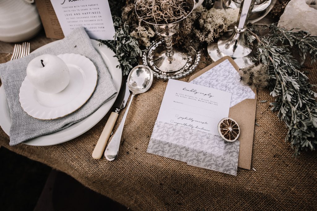 Alternative Winter Wedding Inspiration with Ethereal and Gothic Vibes