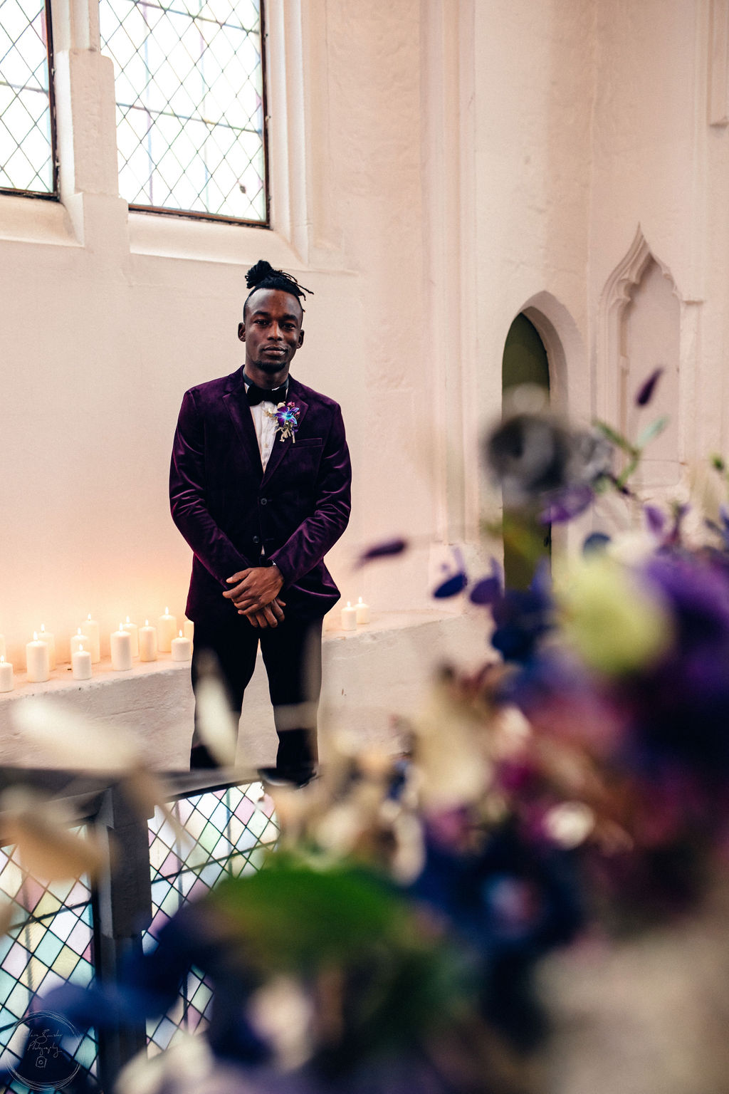 Celestial Wedding Inspiration with Purple and Blue Styling