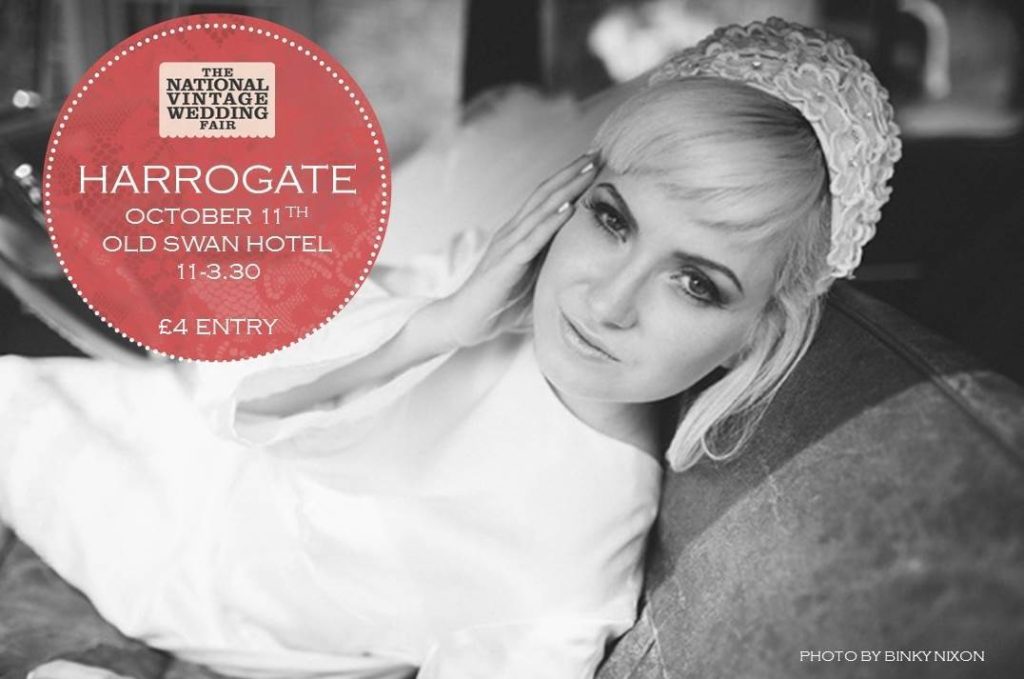 The National Vintage Wedding Fair poster for Harrogate 2015 image by Binky Nixon