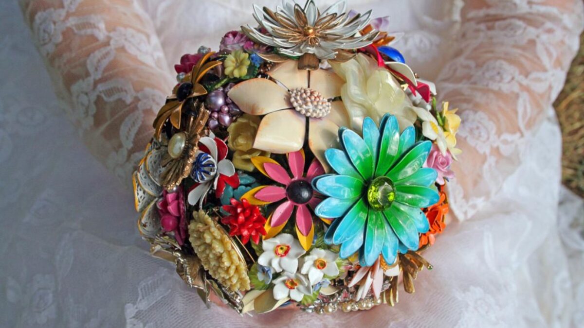 Bridal Brooch outlet Bouquet