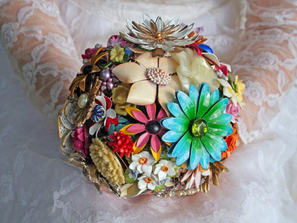 3-Piece Brooch Bouquet deals Set