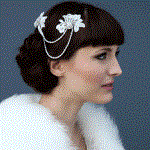 Holly Young Headwear via National Vintage wedding fair blog