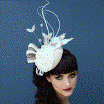 Holly Young Headwear via National Vintage wedding fair blog