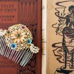 La Belle Epoque hair accessories via national Vintage Wedding fair blog