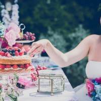 Vintage tea party wedding shoot as featured on the National Vintage Wedding Fair blog