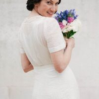 Real Wedding: hackney Town Hall, 1920s vintage ceremony as featured on the National Vintage Wedding Fair photographed by Claire Macintyre