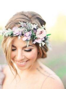 Flower crowns by julie paisley on The National Vintage Wedding Fair blog