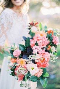 Wedding flowers by Natalie Bray as featured on The National Vintage Wedding Fair blog