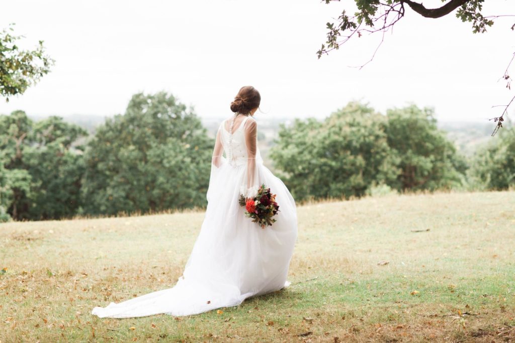 Kate Edmondson 1970s vintage style bridal separates, photo taken by Natasha Hurley