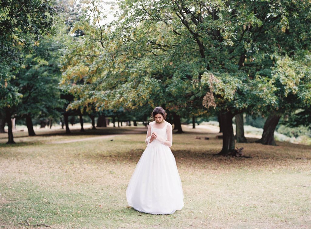 Kate Edmondson 1970s vintage style bridal separates, photo taken by Natasha Hurley