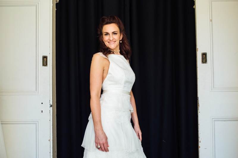 Chiswick London National Vintage Wedding Fair photos by Matilda Delves featuring vintage wedding dresses