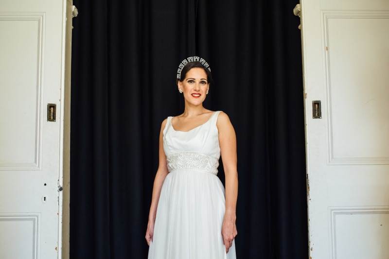 Chiswick London National Vintage Wedding Fair photos by Matilda Delves featuring vintage wedding dresses