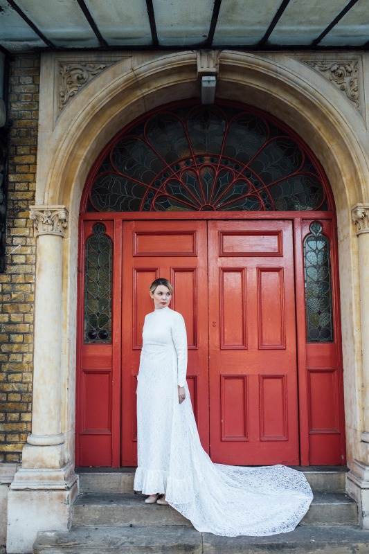 Chiswick London National Vintage Wedding Fair photos by Matilda Delves featuring vintage wedding dresses