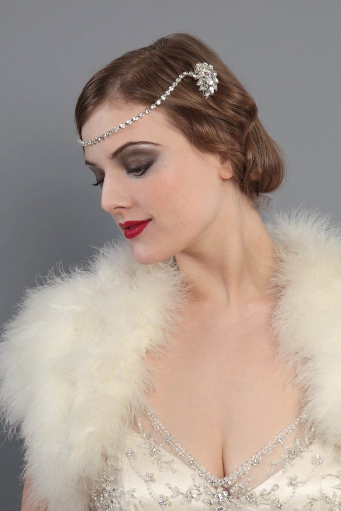 Jazz era 1920s wedding accessories by HT Headwear