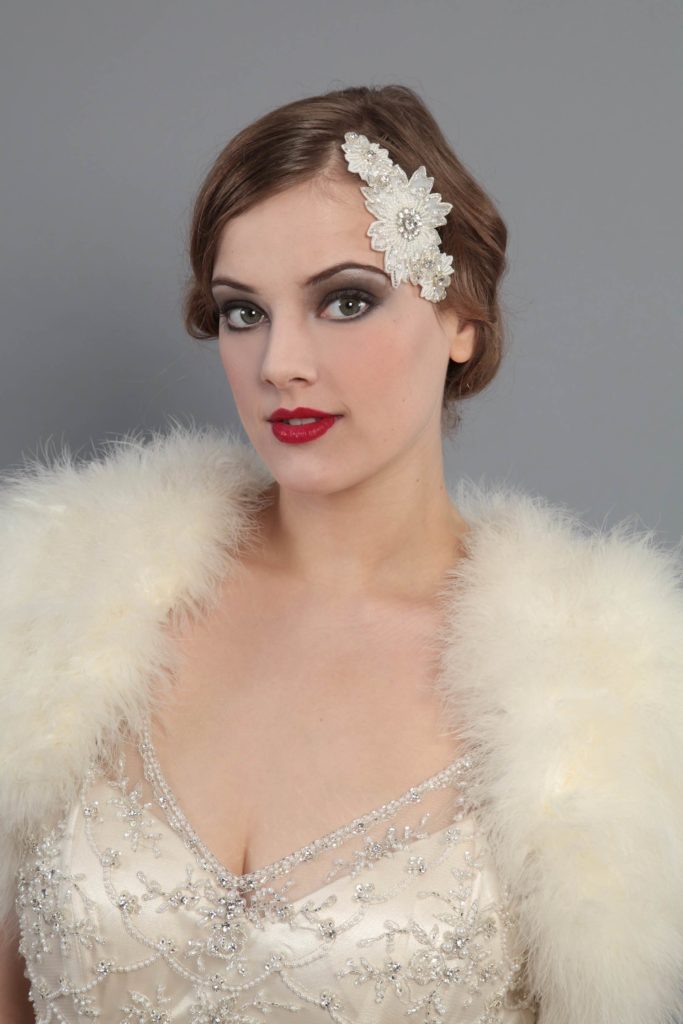 Jazz era 1920s wedding accessories by HT Headwear