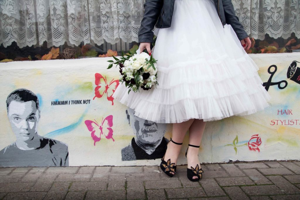 A vintage rockabilly bride wedding styled shoot in Bristol by Heartfelt Vintage