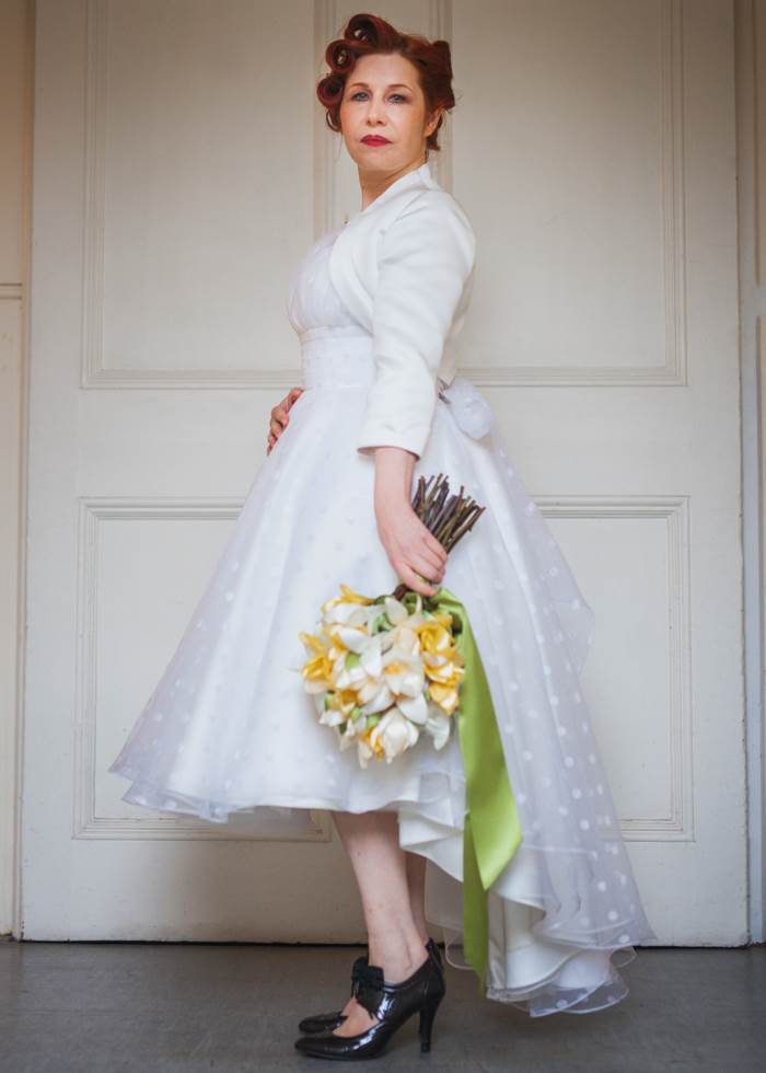 Chiswick London Vintage Wedding Dress fashion Parade by the National Vintage Wedding Fair