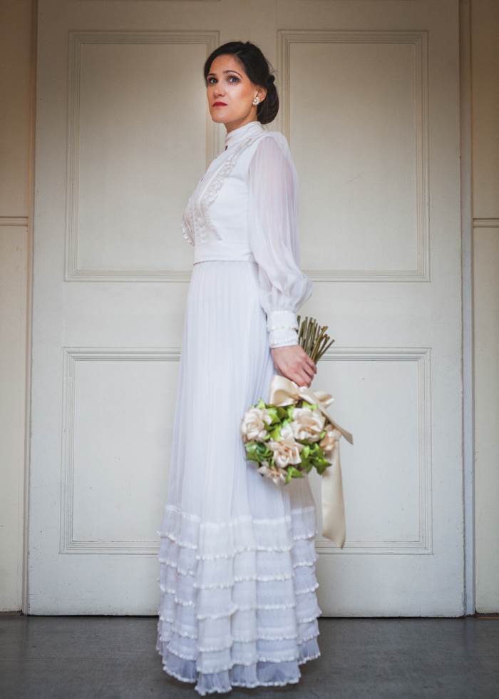 Chiswick London Vintage Wedding Dress fashion Parade by the National Vintage Wedding Fair