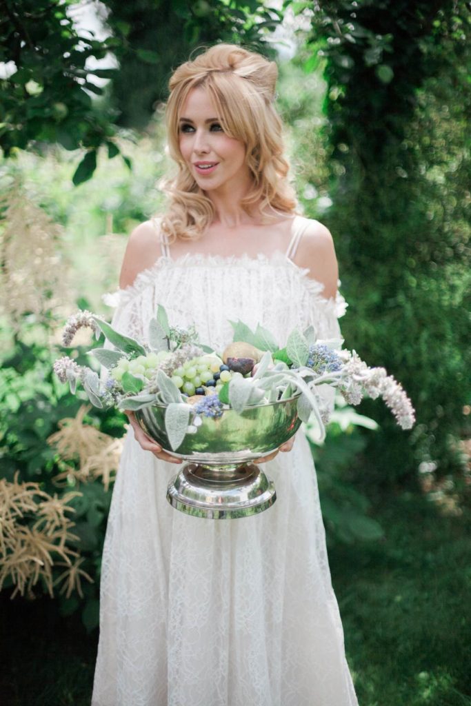 Late 1960s vintage Brigitte Bardot wedding shoot in a vineyard