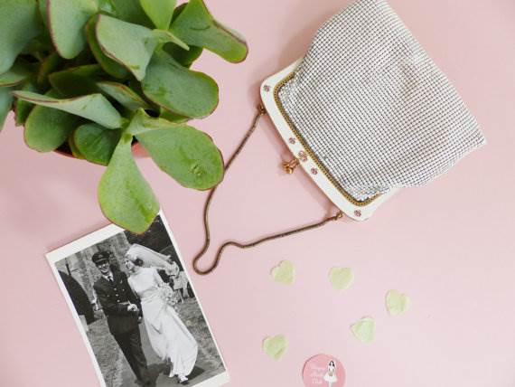 Vintage wedding bag from Unique Bride Club for sale via Magpie Wedding Shop