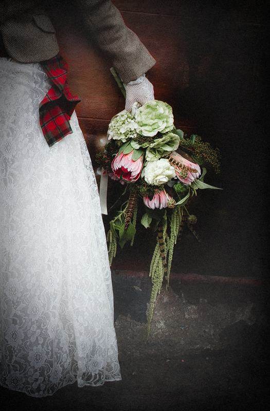 A Couture Punk Autumnal Wedding Look