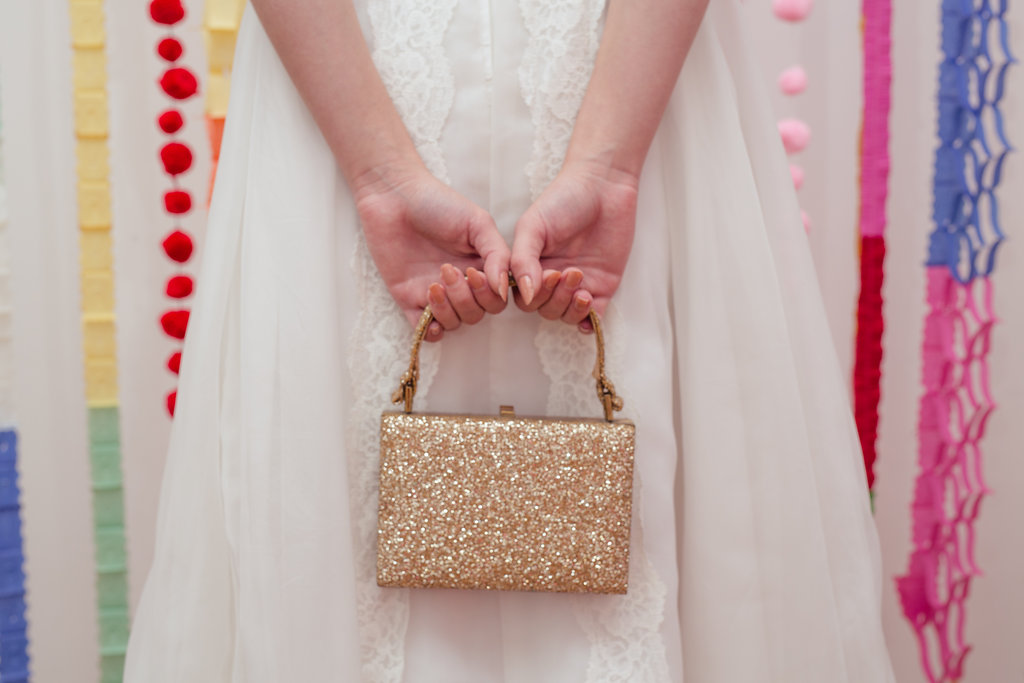 1960s Christmas wedding inspiration with pom poms & baubles galore!