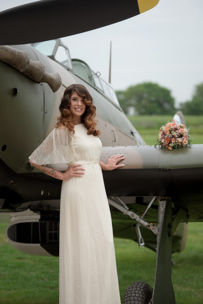 Vintage 1940s wedding style with contemporary twist and a Hurricane