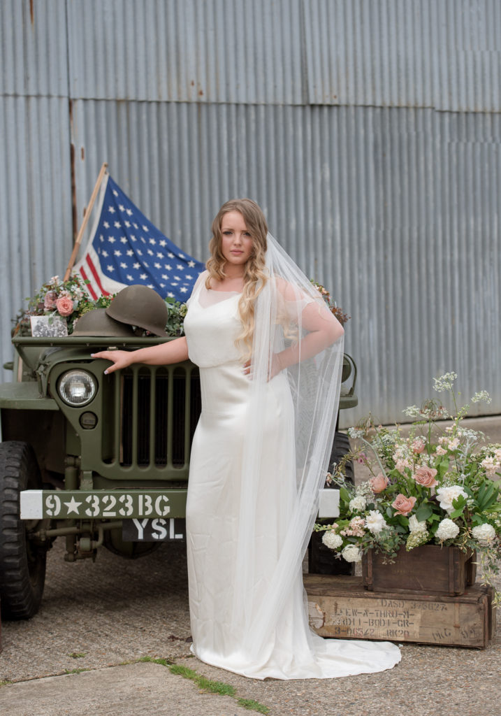 Vintage 1940s wedding style with contemporary twist and a Hurricane