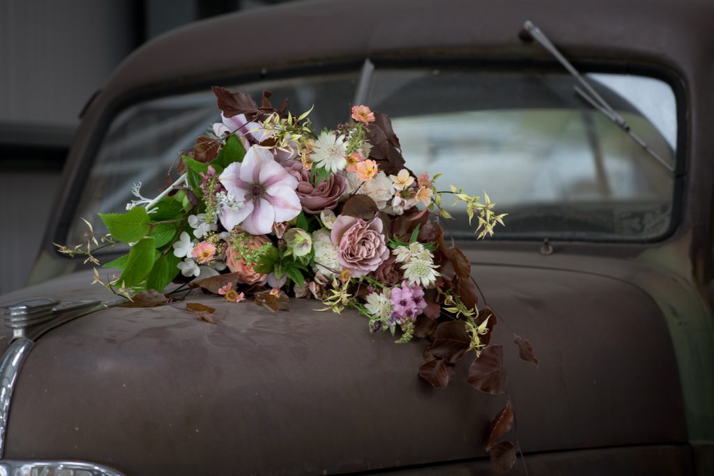 Vintage 1940s wedding style with contemporary twist and a Hurricane