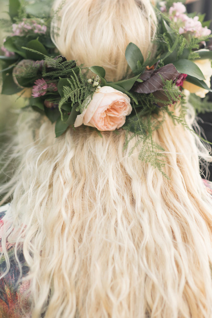 A Pretty Vintage Floral Maximalist Springtime Wedding