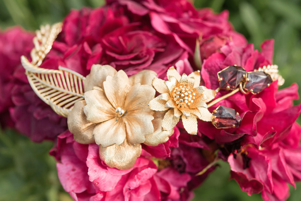 A Pretty Vintage Floral Maximalist Springtime Wedding