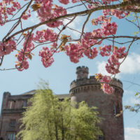 Black and Gold Wedding at Dalhousie Castle Scotland