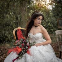 Wonderland Wedding Inspiration with Leather Jackets and Regal Crowns