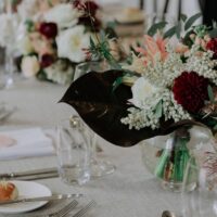 Australian Outdoor Wedding with Bespoke Dress and Rustic Luxe Styling