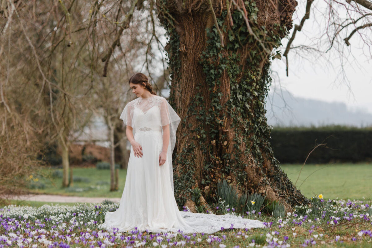 Fairy Garden Wedding with Coloured Wedding Dresses and Ethereal Vibes