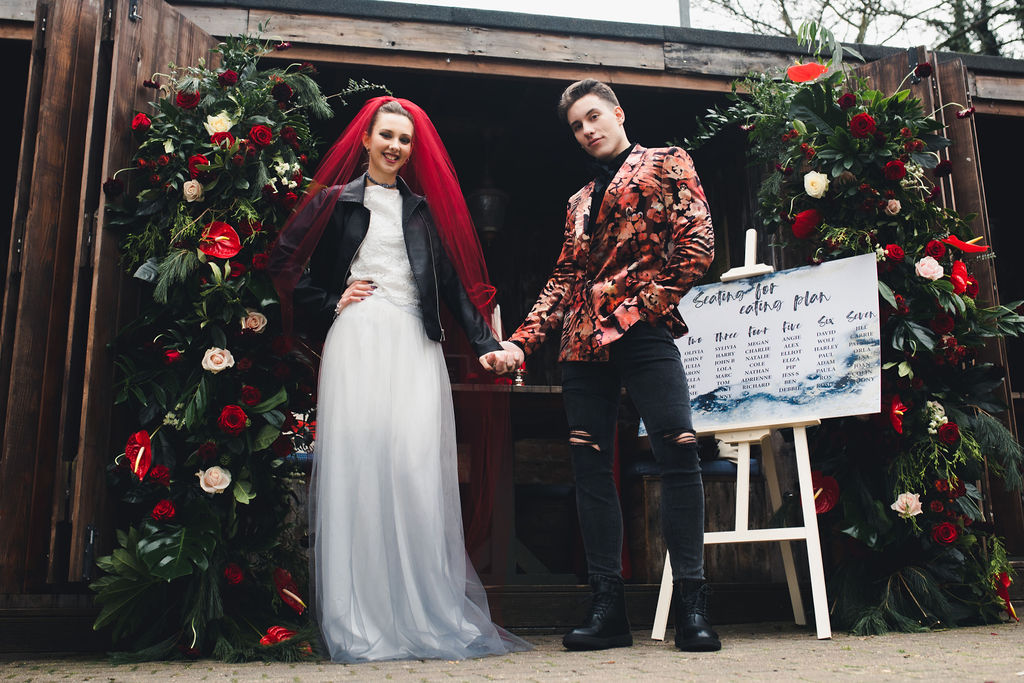 Alternative and Relaxed Rock Wedding Inspiration at The Greyhound Hotel, London