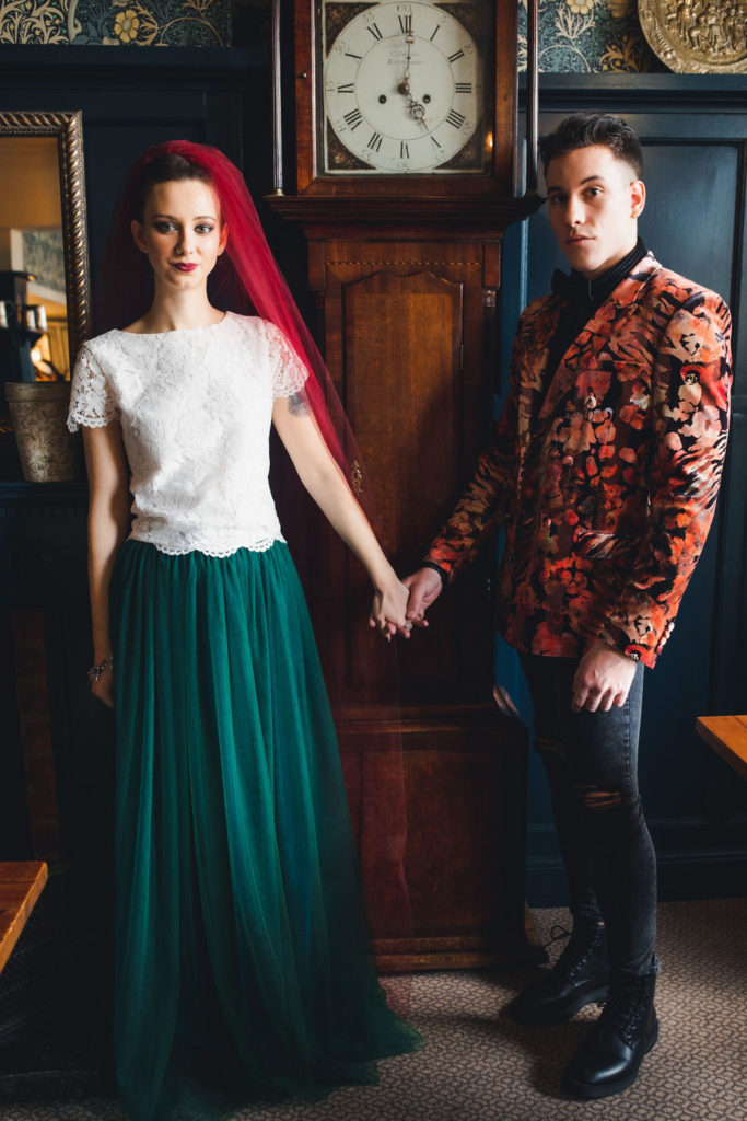 Alternative and Relaxed Rock Wedding Inspiration at The Greyhound Hotel, London