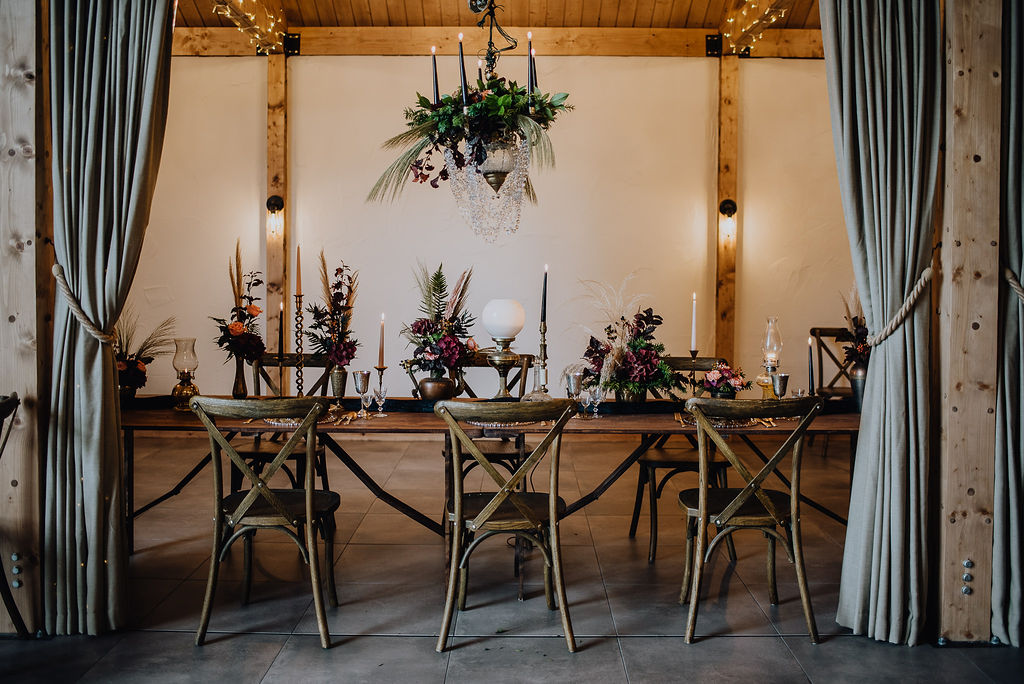 Boho Gothic Shoot With Black Wedding Dress at Roodlea Barn Ayrshire