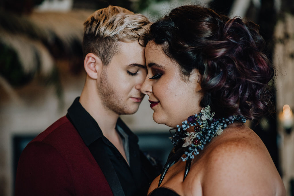 Boho Gothic Shoot With Black Wedding Dress at Roodlea Barn Ayrshire