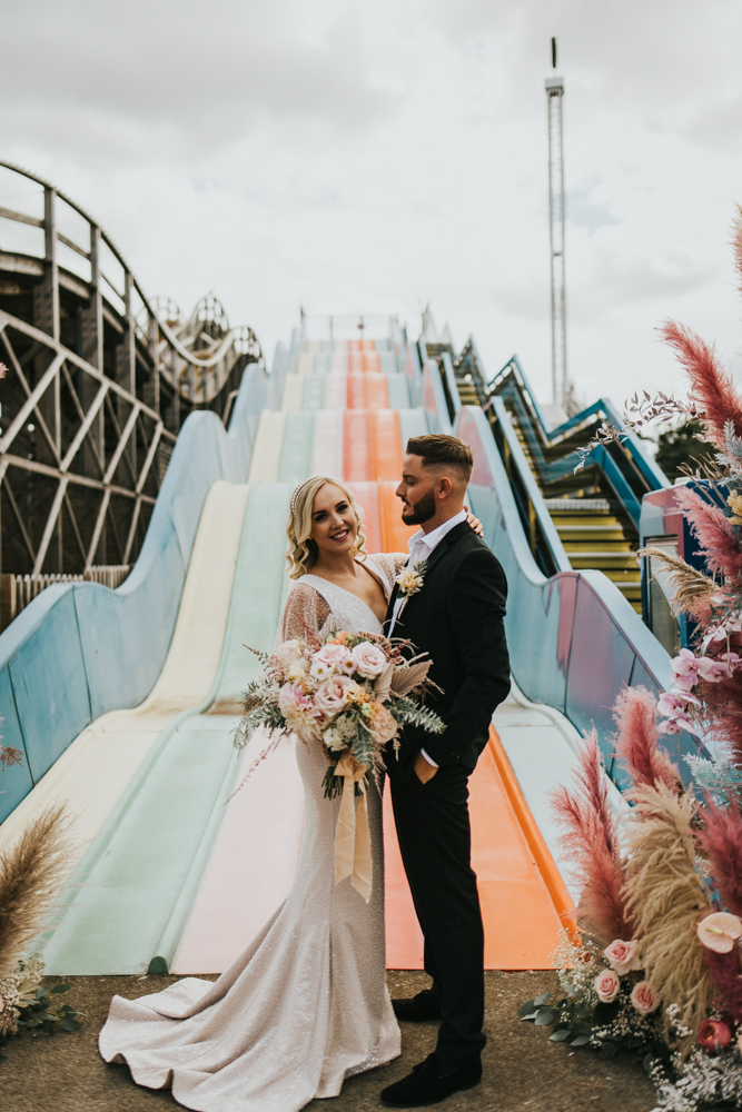 Fairground Wedding With Pastel Styling At Dreamland, Margate