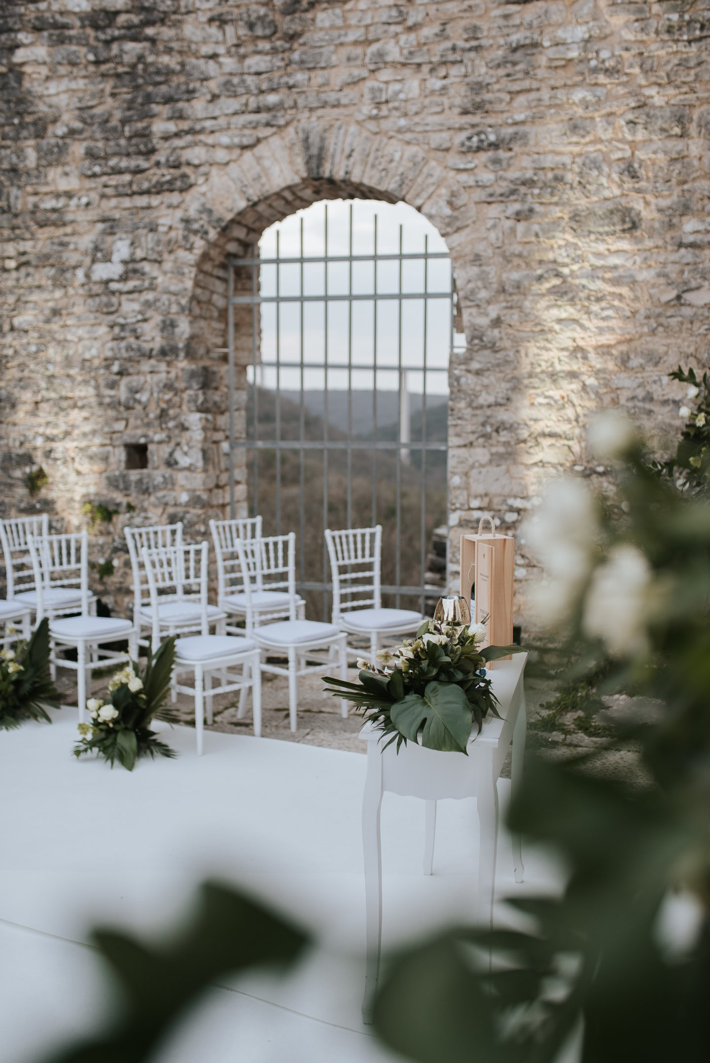 Botanical Castle Wedding with Contemporary Vibes at Dvigrad Ruins, Croatia