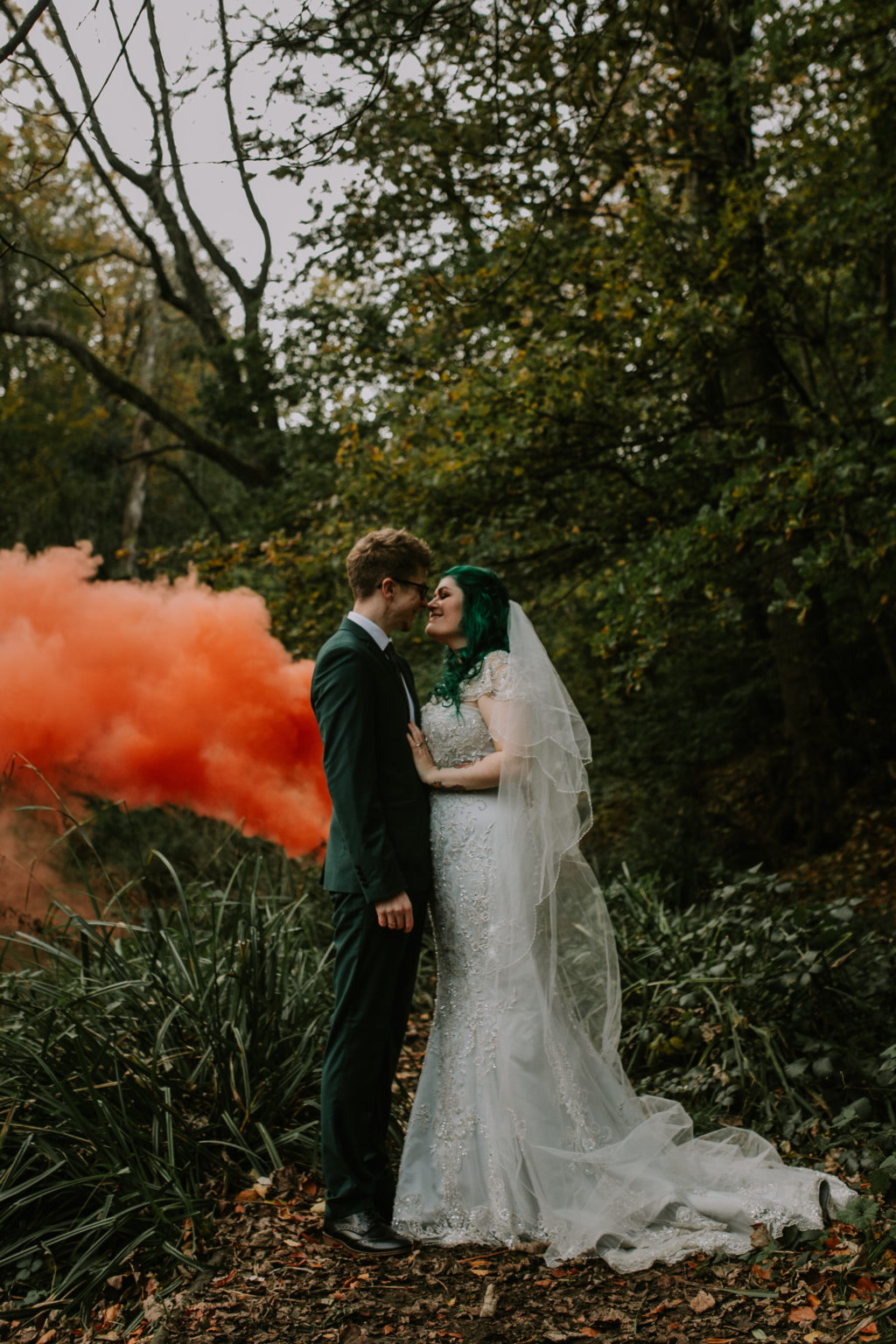 Intimate Vegan Wedding With Disney Vibes at Gledholt Woods Yorkshire