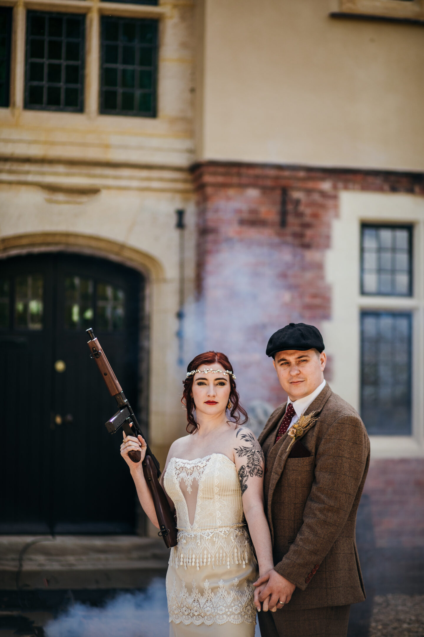 Peaky Blinders Wedding At Plum Park Hotel Northamptonshire