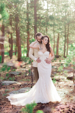 Destination Woodland Elopement With Brunch Wedding Reception