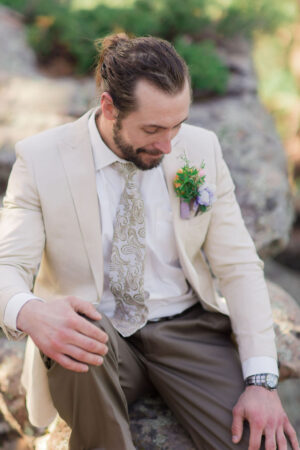 Destination Woodland Elopement With Brunch Wedding Reception